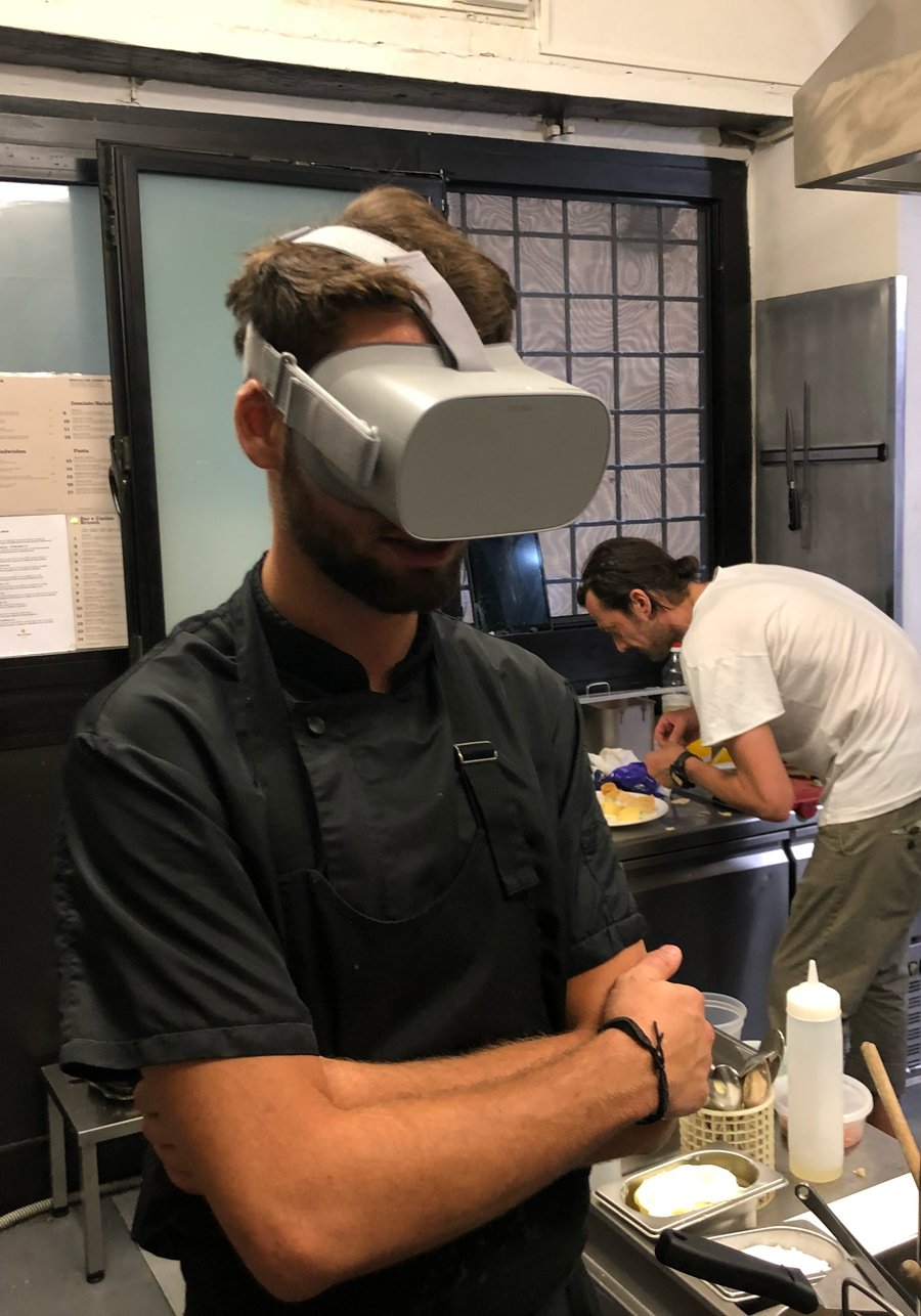 Bar e Cucina VR, Matteo Boglione, VR, Oculus Go