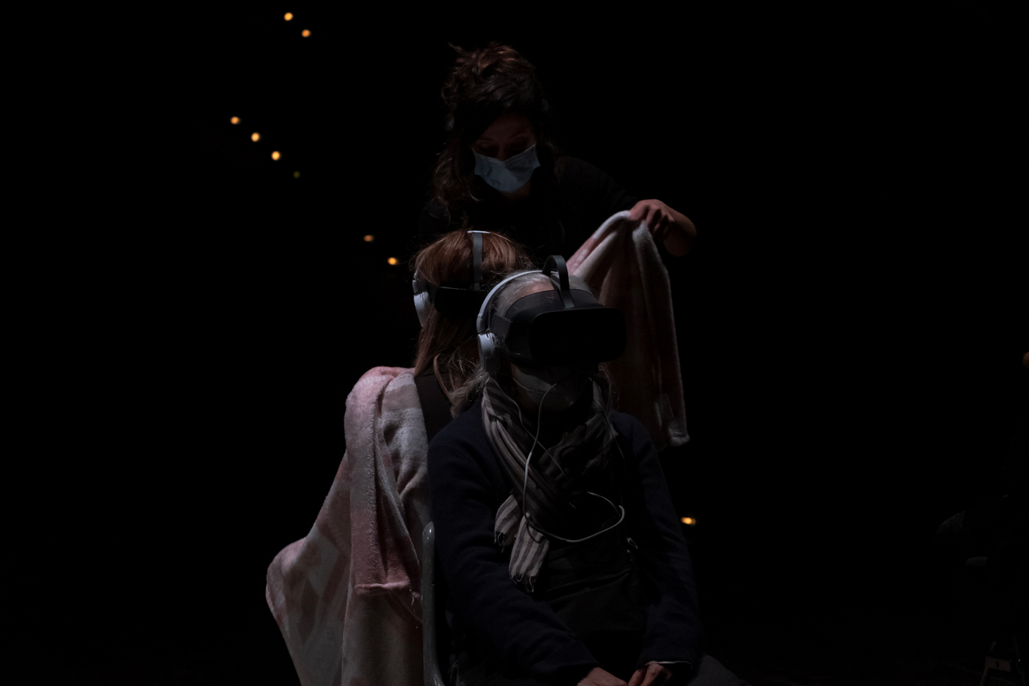 In una notte di temporale, vr, teatro solare, Omar Rashid, Benedetta Di Ruggiero, gold vr