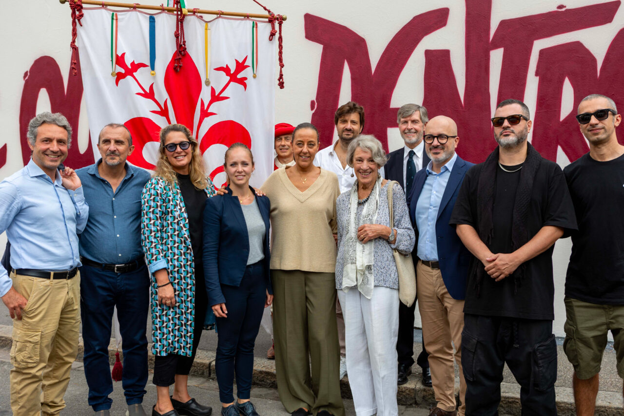 Inaugurazione muro Tiziano Terzani