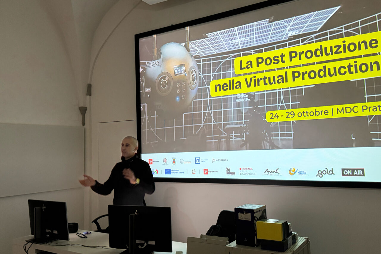 La Post Produzione nella Virtual Production — Corso alle Manifatture Digitali di Prato