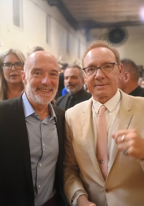 Giovanni Bogani e Kevin Spacey