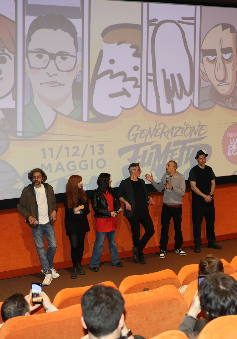 Presentazione Generazione Fumetto al Cinema Barberini a Roma